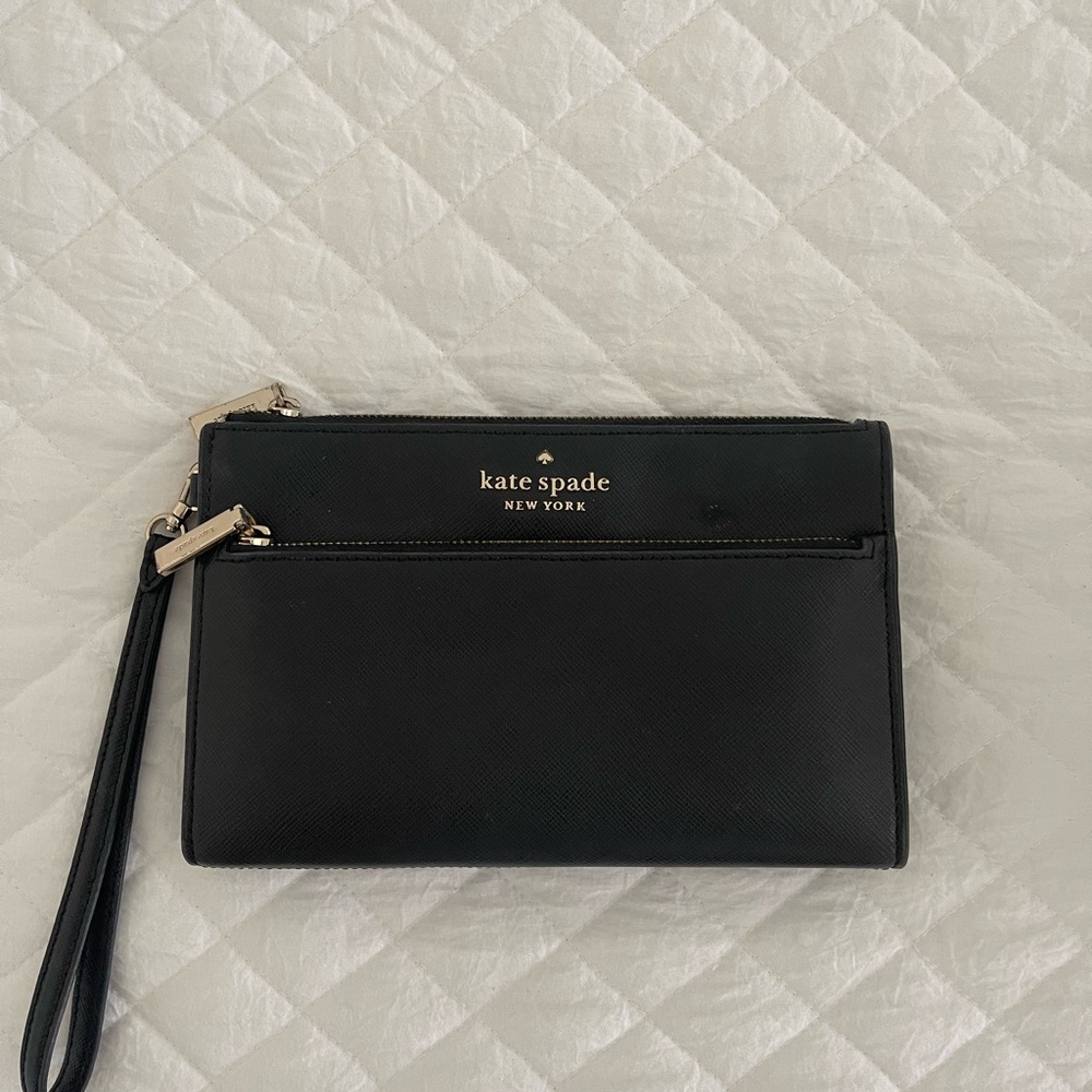 Kate Spade Black Zip Pouch